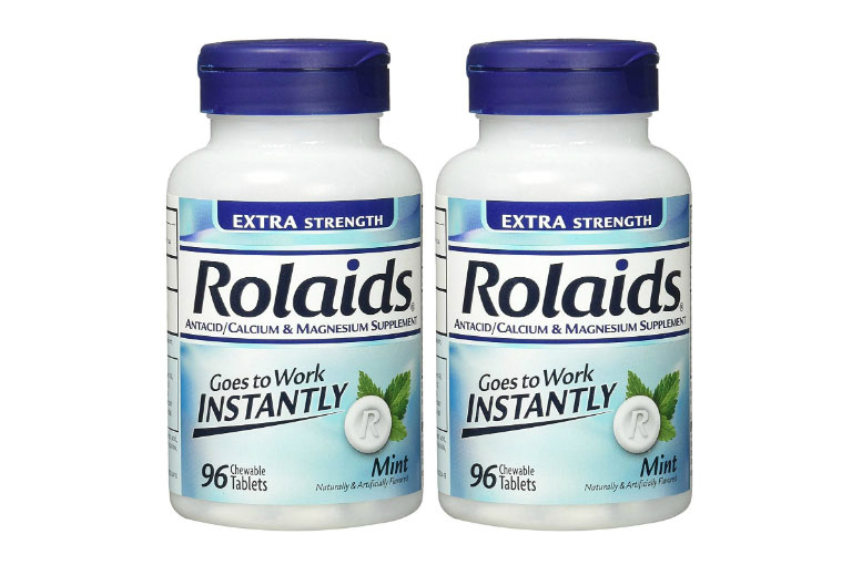 Thuốc đau dạ dày cho phụ nữ mang thai Rolaids.