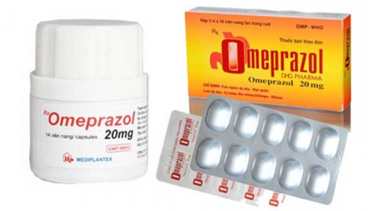 Thuốc đau dạ dày Omeprazol.