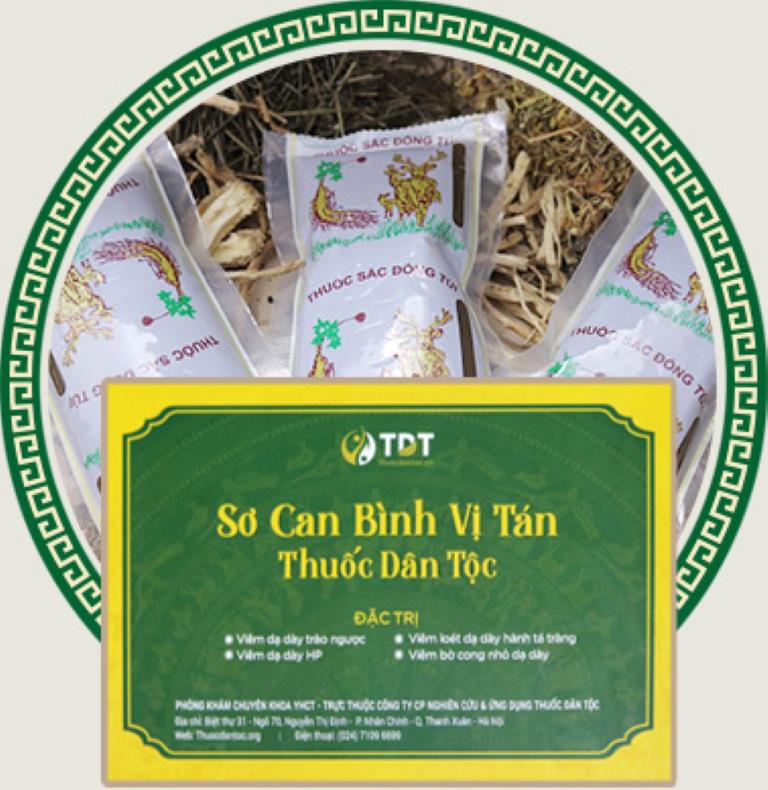 Thuốc thang Sơ can Bình vị tán được Trung tâm Thuốc dân tộc hỗ trợ sắc sẵn